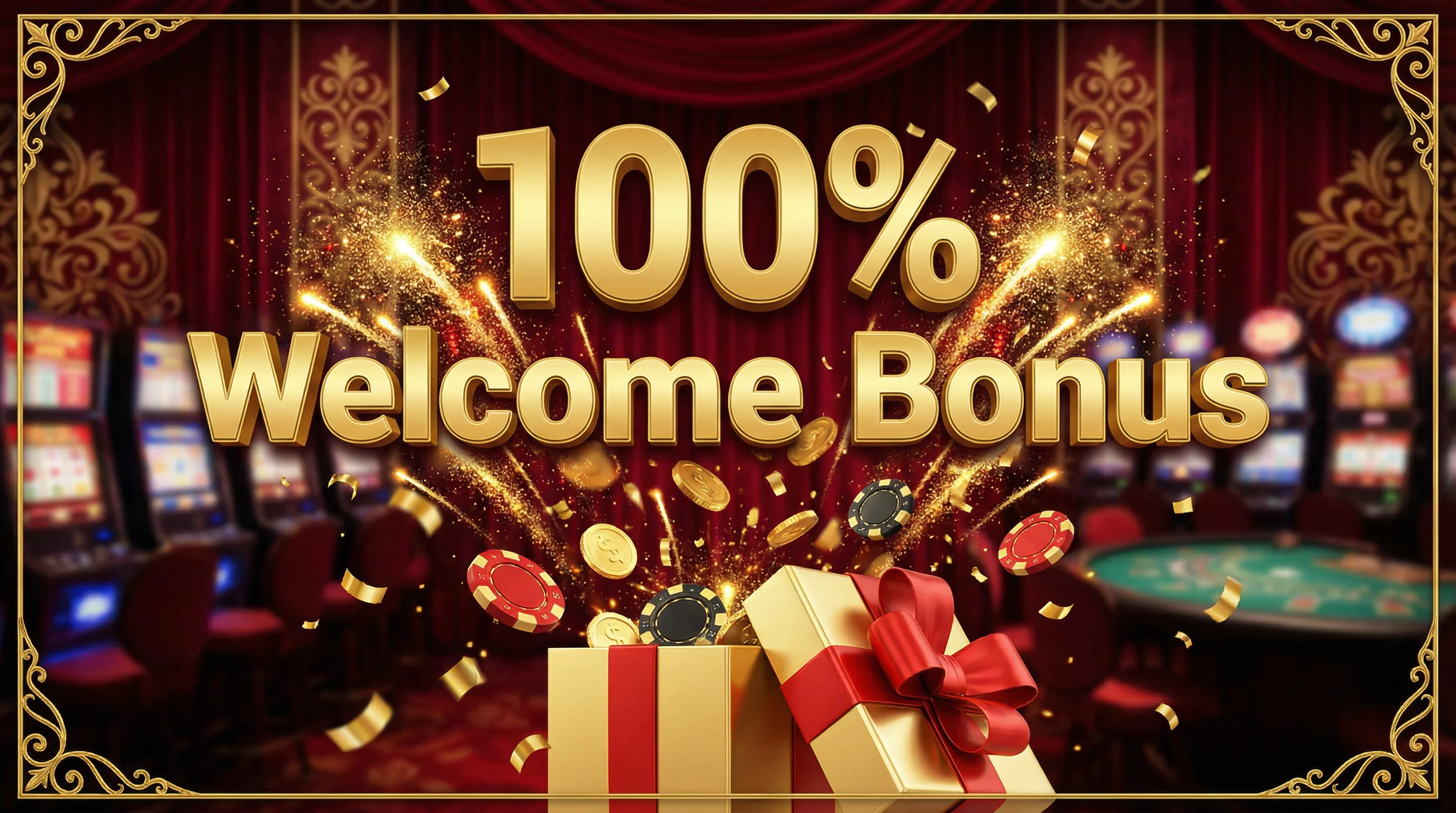 赌场兔女郎首存100%奖金活动横幅